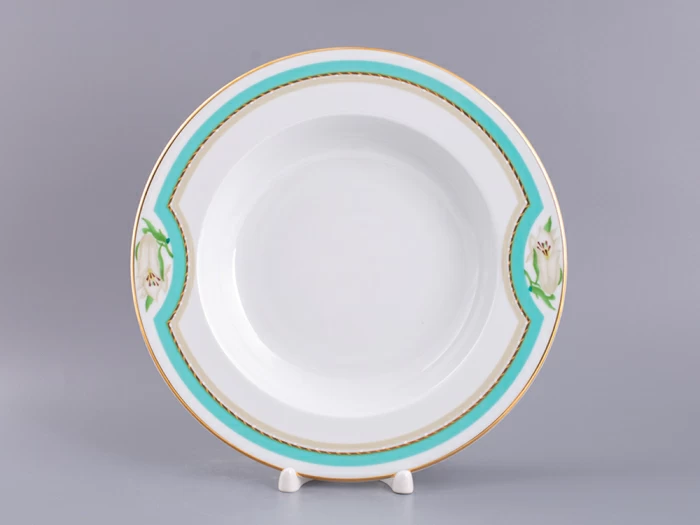 Тарелка глубокая 225 мм форма Европейская-2 рисунок Северная Аврора арт. 80.85346.00.1, 