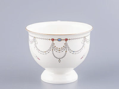 Чашка с блюдцем чайная Айседора Волшебное лебединое озеро - 1 арт. 81.26471.00.1