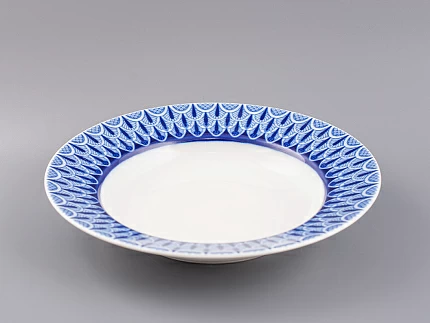 Тарелка 220 мм форма Глубокая, рисунок Ажур, арт.80.99827.00.1