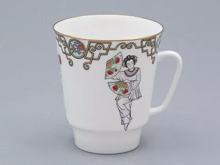 Трехпредметный комплект 165 мл форма Майская рисунок Балет Красный Мак арт. 81.31530.00.1