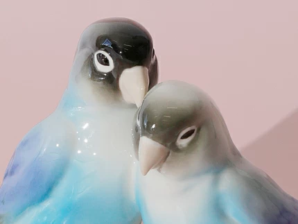 Скульптура форма Неразлучники, рисунок Лазурные, арт. 82.47416.00.1 Скульптура форма Неразлучники, рисунок Лазурные, арт. 82.47416.00.1