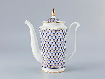 Кофейник Юлия Кобальтовая сетка 690 мл арт. 80.66466.00.1