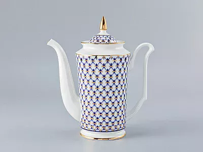 Кофейник Юлия Кобальтовая сетка 690 мл арт. 80.66466.00.1