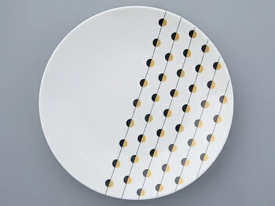 Тарелка 195 мм форма Эллипс рисунок Балтийский берег 1, арт. 80.45182.00.1