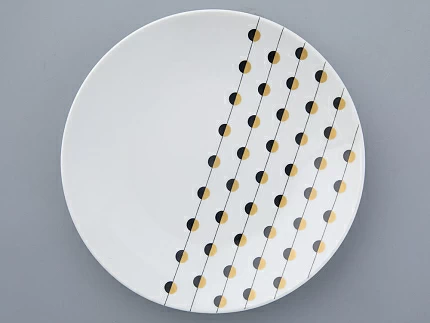 Тарелка 195 мм форма Эллипс рисунок Балтийский берег 1, арт. 80.45182.00.1