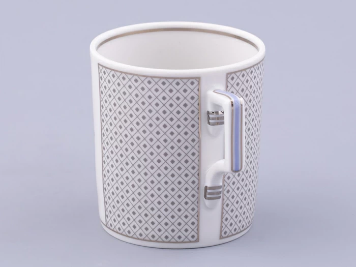 Чашка с блюдцем чайная, форма Гербовая, рисунок Серебряный город 6, арт. 81.32589.00.1, 