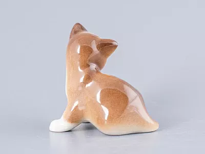 Скульптура Котенок Парамоша коричневый арт. 82.50637.00.1