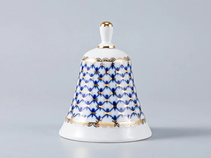 Колокольчик средний размер Московский "Кобальтовая сетка"  арт.  80.07118.00.1, 