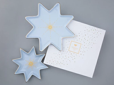 Подарочный набор форма Звезда рисунок Азур, арт. 81.27759.00.1