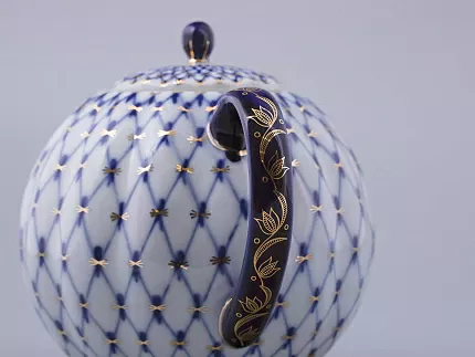 Чайник доливной Тюльпан Кобальтовая сетка 2000 мл арт. 80.00232.00.1