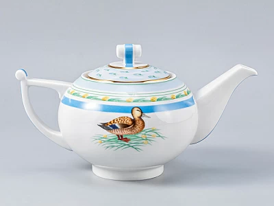 Сервиз чайный форма Кострома рисунок Уткина заводь, 6 персон 20 предметов, арт. 81.25448.00.1