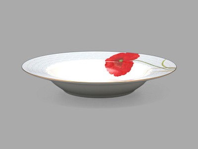 Сервиз столовый форма Премиум рисунок Маки на 6 персон 18 предметов, арт. 81.34142.00.1