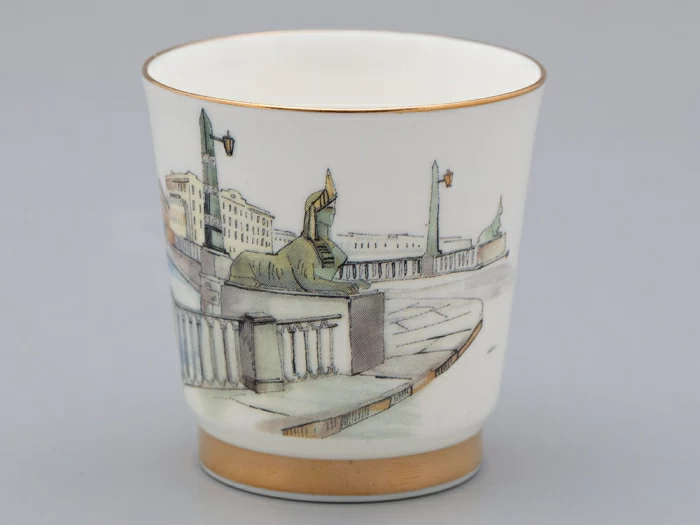 Подарочный набор стопок форма Сувенирная 1, рисунок Виды С-Петербурга арт. 81.31737.00.1, 