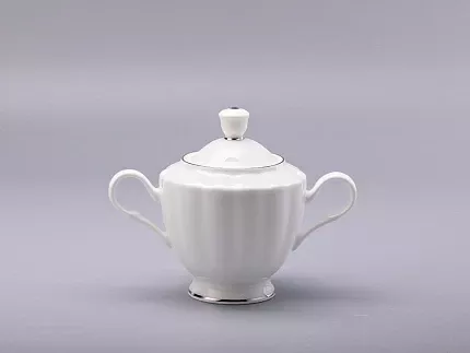 Сервиз чайный форма Нега рисунок Платиновая лента, 6 персон 14 предметов, арт. 81.30715.00.1