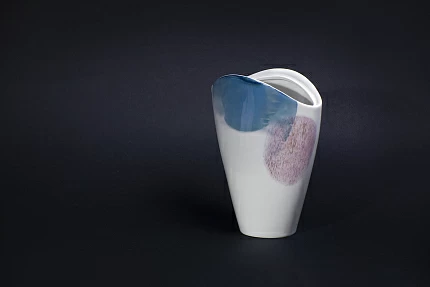 Ваза форма Утренний цветок, рисунок Атмосферные явления, арт 60.15872.00.1 Ваза форма Утренний цветок, рисунок Атмосферные явления, арт 60.15872.00.1