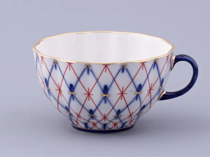 3-х предметный комплект чайный форма Тюльпан  рисунок Сетка 1950, арт. 81.31131.00.1, 