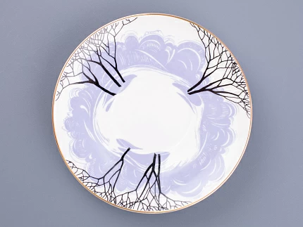 Чашка с блюдцем кофейная 160 мл форма Майская рисунок Посвящение Анне Андреевне арт. 81.10583.00.1