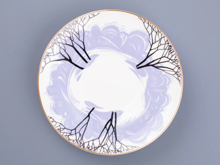 Чашка с блюдцем кофейная 160 мл.,  форма Майская, рисунок Посвящение Анне Андреевне арт. 81.10583.00.1, 