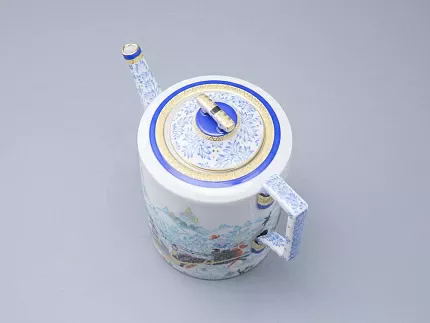 Сервиз чайный форма Гербовая рисунок Зимние забавы, 4 персоны 10 предметов арт. 81.20899.00.1