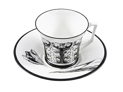 Подарочный набор чашка с блюдцем, форма Юлия рисунок Сысоев Волшебный сад IV арт. 81.30915.00.1 Подарочный набор чашка с блюдцем, форма Юлия рисунок Сысоев Волшебный сад IV арт. 81.30915.00.1
