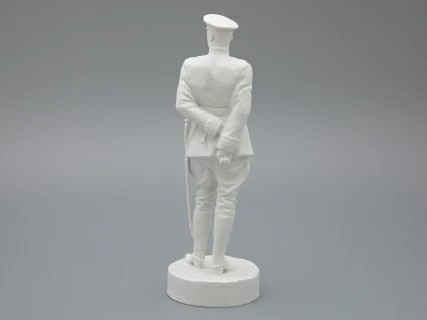 Скульптура Маршал Рокоссовский К.К., в подарочной упаковке, Белый бисквит, арт. 81.33455.00.1, 