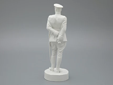 Скульптура Маршал Рокоссовский К.К., в подарочной упаковке, Белый бисквит, арт. 81.33455.00.1