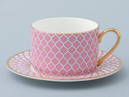 Сервиз чайный 6 предметов на 2 персоны Идиллия, рисунок Астра арт 81.32396.00.1