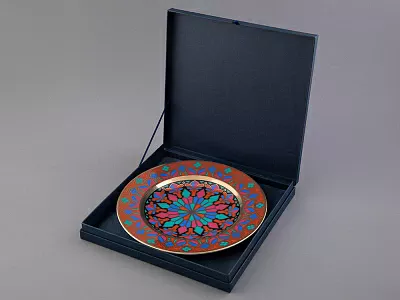 Тарелка декоративная 270 мм Европейская, в подарочной упаковке, рисунок Готическая 6 арт. 81.25627.00.1