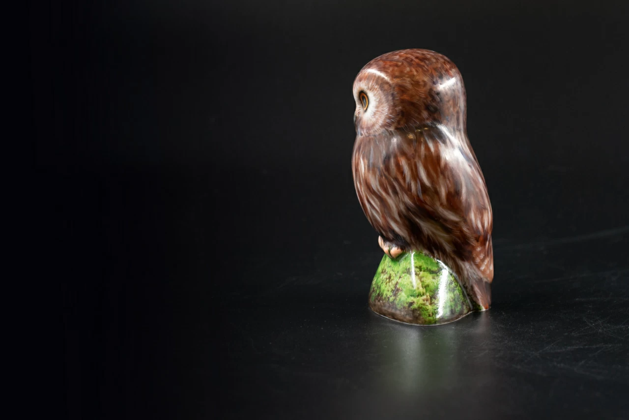 Скульптура Воробьиный сыч, Совенок, арт 62.09238.00.2, 