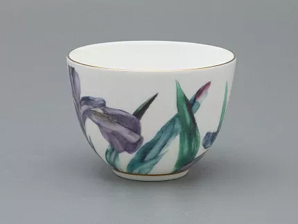 Чашка с блюдцем L’Art des Fleurs в подарочной упаковке, форма Весенняя 2, рисунок Аметистовое пламя, арт 81.33403.00.1