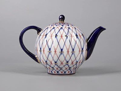 Чайник заварочный форма Тюльпан рисунок Сетка 1950, арт. 80.42350.00.1