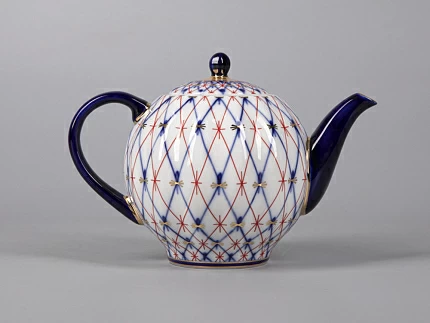 Чайник заварочный форма Тюльпан рисунок Сетка 1950, арт. 80.42350.00.1