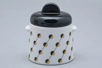 Сахарница форма Колокол рисунок Балтийский берег 2, арт. 80.45181.00.1, 