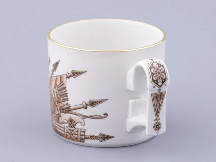 Чашка с блюдцем в подарочной упаковке, форма Охотничий, рисунок Триумф Золотой орел, арт. 81.32469.00.1, 