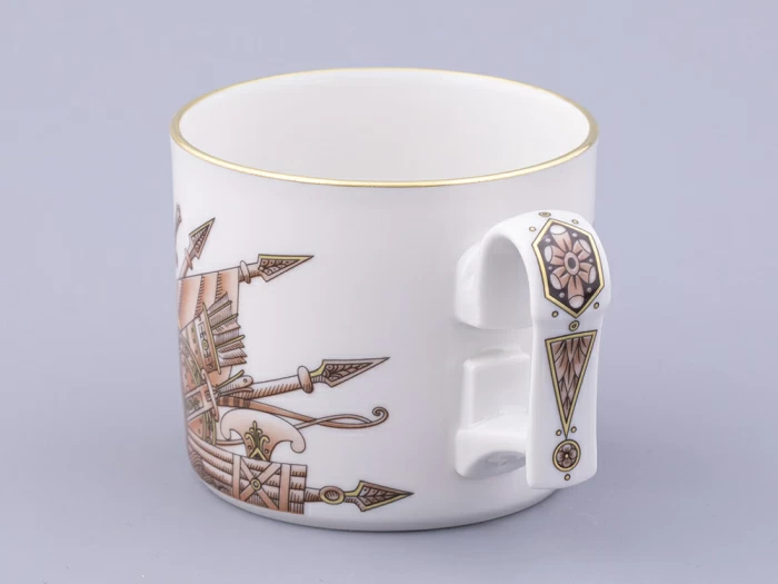 Чашка с блюдцем в подарочной упаковке, форма Охотничий, рисунок Триумф Золотой орел, арт. 81.32469.00.1, 