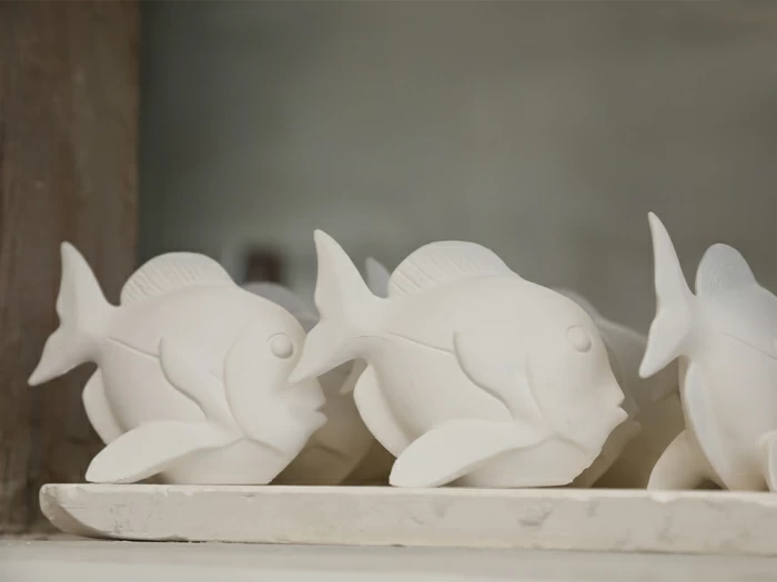 Скульптура форма Рыба-диск рисунок Пятнистая арт. 82.98089.00.1, 