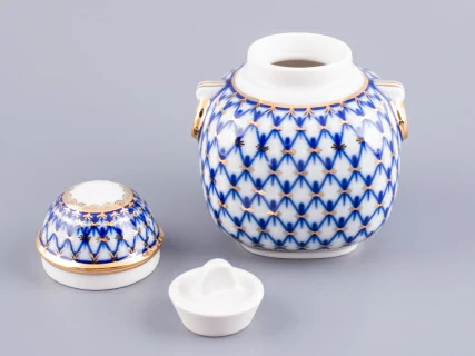 Чайница Колечко Кобальтовая сетка арт. 80.59156.00.1, 