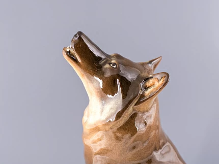 Скульптура Волк сидящий арт. 82.06370.00.1 Скульптура Волк сидящий арт. 82.06370.00.1