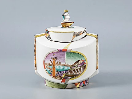 Сервиз чайный Ковчег Ладонь Невы, 2 персоны 8 предметов, арт. 81.20910.00.1 Сервиз чайный Ковчег Ладонь Невы, 2 персоны 8 предметов, арт. 81.20910.00.1