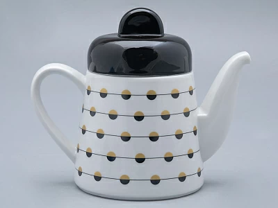 Чайник форма Колокол рисунок Балтийский берег 1, арт. 80.45185.00.1