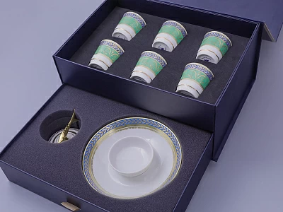 Подарочный набор стопки и икорница рис. Золотой арт. 81.30556.00.1 Подарочный набор стопки и икорница рис. Золотой арт. 81.30556.00.1