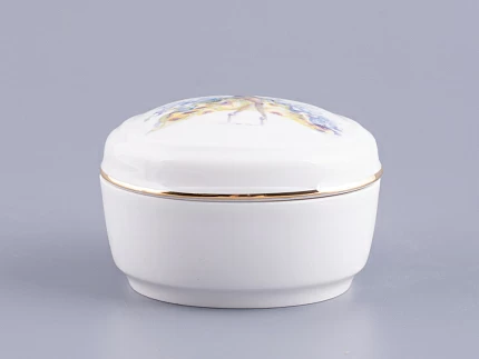 Туалетная коробочка форма Овальная рисунок Фея Карабос арт. 80.86404.00.1 Туалетная коробочка форма Овальная рисунок Фея Карабос арт. 80.86404.00.1