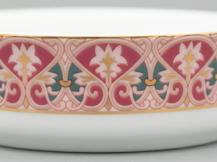 Туалетная коробочка в подарочной упаковке, форма Круглая, рисунок Дивный пион, арт 81.33188.00.1, 