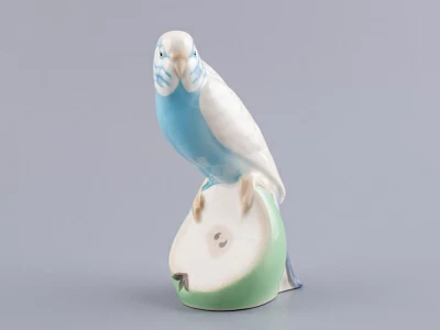 Скульптура форма Волнистый попугайчик рисунок Гоша арт. 82.77223.00.1