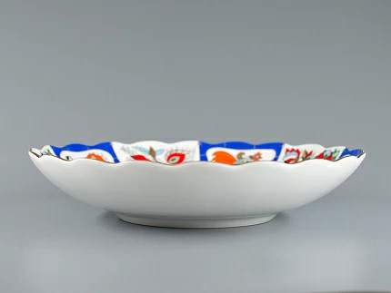 Сухарница форма Тюльпан рисунок Русский лубок арт. 80.00252.00.1 Сухарница форма Тюльпан рисунок Русский лубок арт. 80.00252.00.1