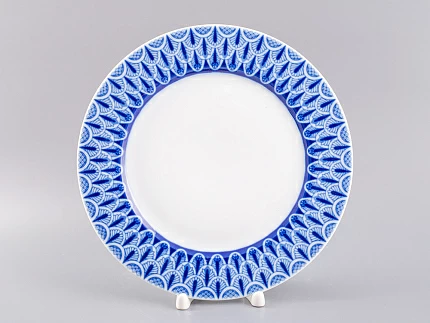 Тарелка мелкая 215 мм форма Европейская - 2 рисунок Ажур, арт. 80.99799.00.1