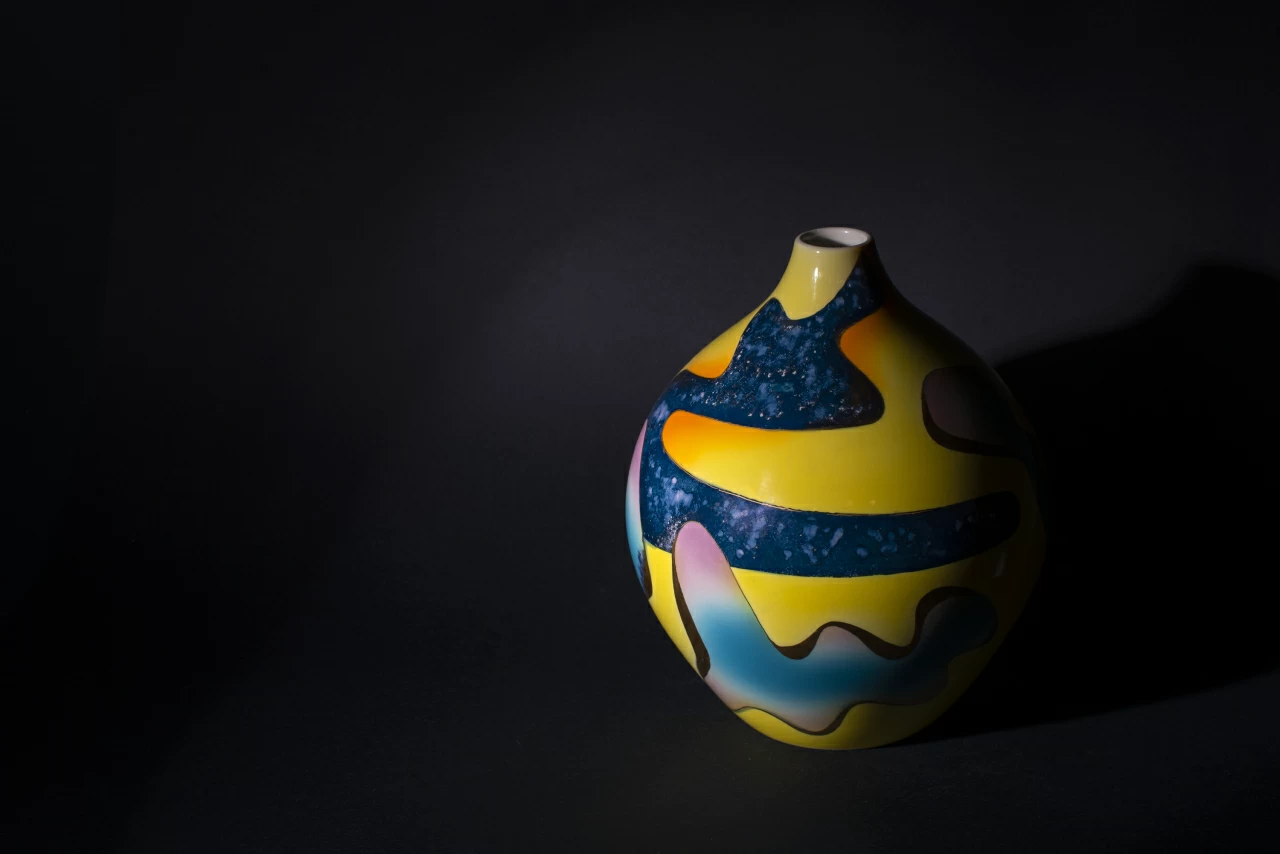 Ваза Наргиза на форме Круглая арт 60.13476.00.1,  Ваза Наргиза на форме Круглая арт 60.13476.00.1,