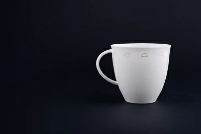 Чашка чайная Крем-брюле на форме Оливия, рисунок 1, арт 60.15929.00.1 Чашка чайная Крем-брюле на форме Оливия, рисунок 1, арт 60.15929.00.1