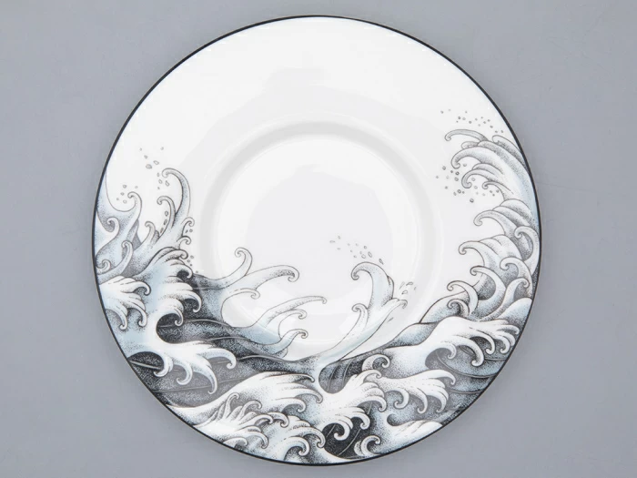 Бокал с крышкой и блюдцем в подарочной упаковке, форма top. рисунок TATTOO Dragon арт. 81.31627.00.1, 