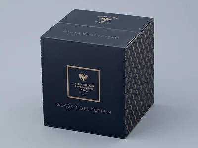 Набор из 4-х высоких стаканов Кобальтовая сетка 300 мл арт. 14.11004.07